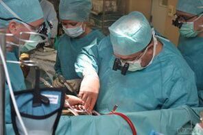 surgical treatment of varicose veins in the pelvic area