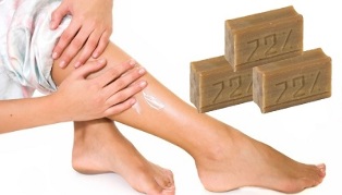 Laundry soap for the treatment of varicose veins