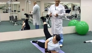 Gymnastics as a method of treating varicose veins of the small pelvis