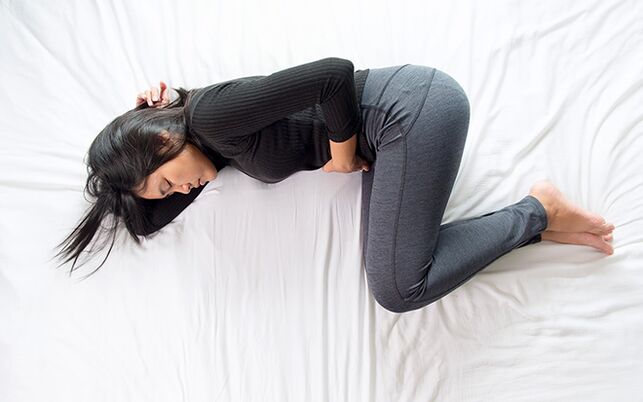 Varicose veins of the pelvis in a woman