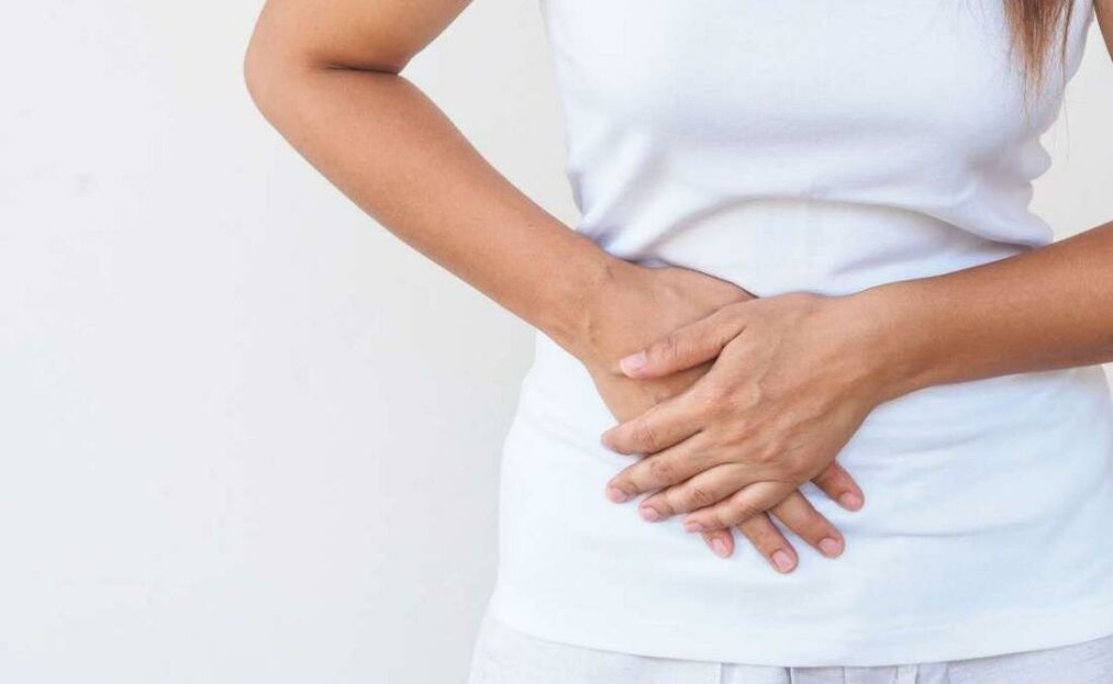Lower abdominal pain with pelvic varicose veins