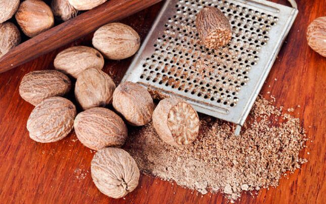 Nutmeg for varicose veins